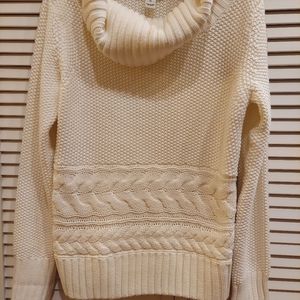 White House Black Market-White Cowl Neck Sweater 🤍
